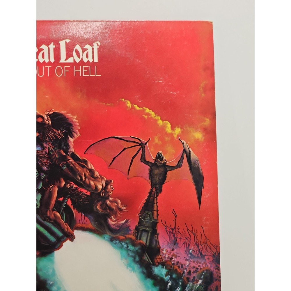 Meat Loaf Bat Out Of Hell Vintage Vinyl LP 1977 Epic Cleveland Record PE-34974 - Picture 5 of 14